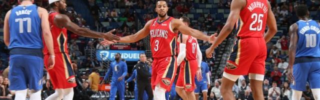 开云网页版-三首发缺阵仍胜独行侠 鹈鹕9人出战8人得分上双